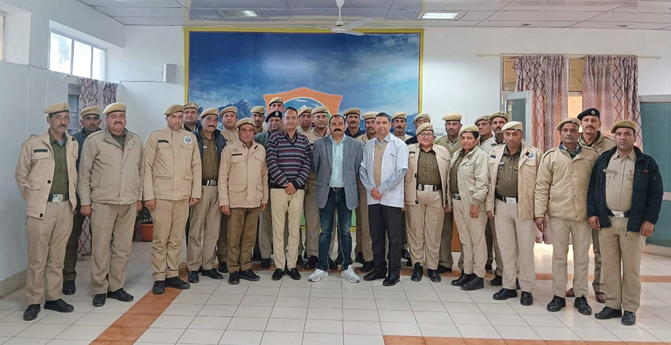 Training of Home Guards Officials in Dharamshala, Himachal Pradesh